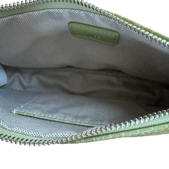 JW PEI Eva Shoulder Handbag Sage Green Croc Bag Purse Small Handbag NWT - Picture 8 of 8